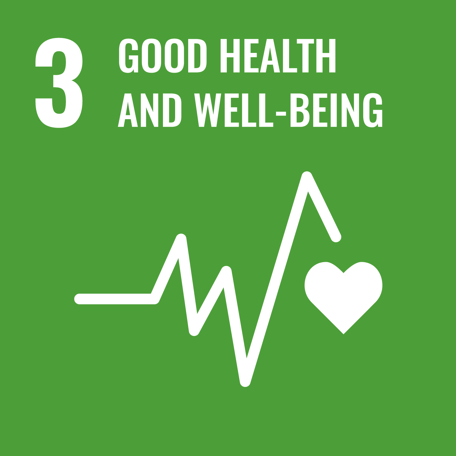 聯合國提出的17項永續發展目標中，SDG 3 健康與福祉：確保及促進各年齡層健康生活與福祉